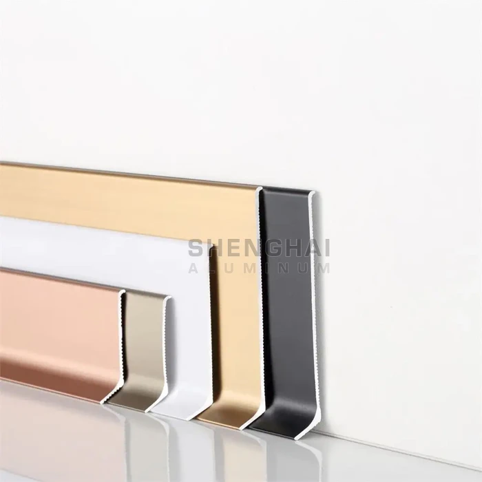 Skirting board aluminium profile series